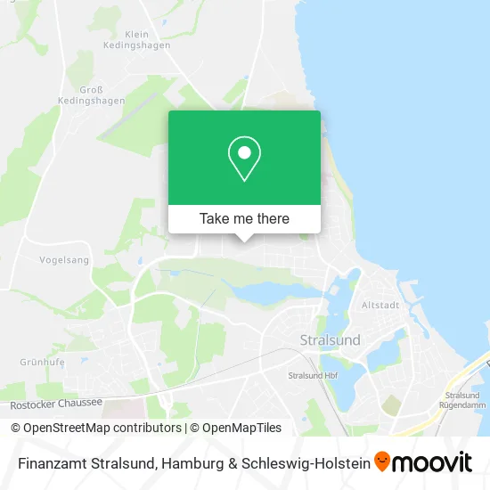 Карта Finanzamt Stralsund