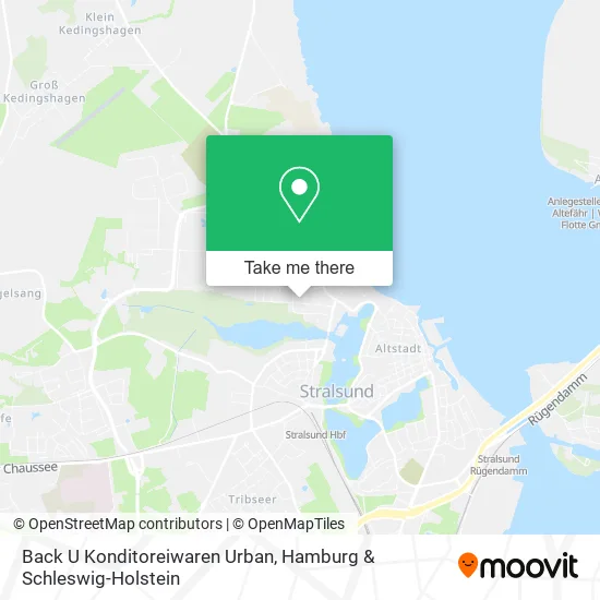 Карта Back U Konditoreiwaren Urban