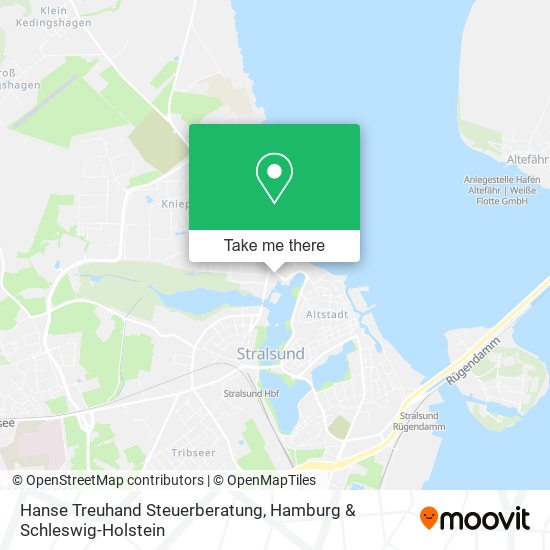 Hanse Treuhand Steuerberatung map