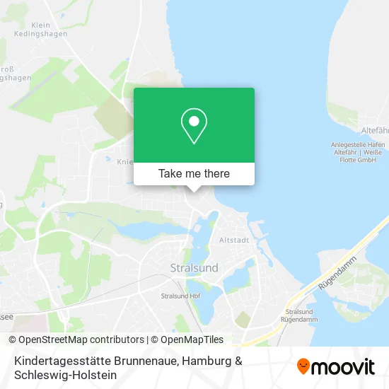 Карта Kindertagesstätte Brunnenaue