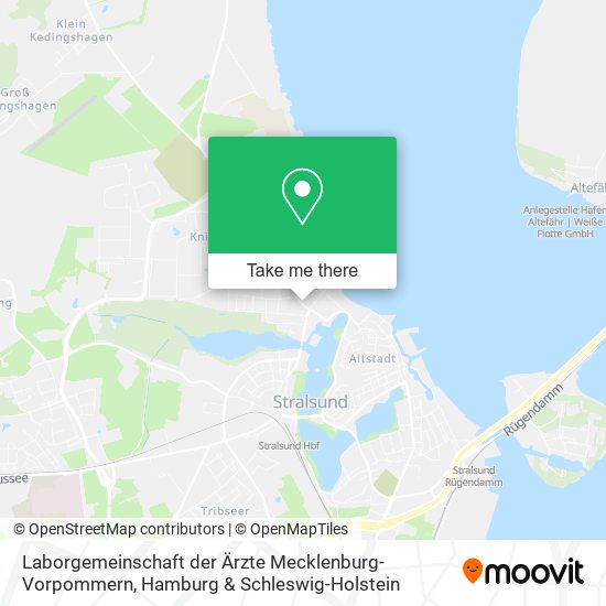 Карта Laborgemeinschaft der Ärzte Mecklenburg-Vorpommern