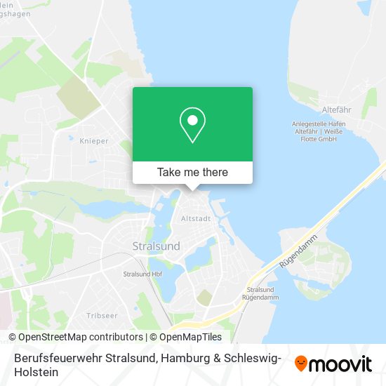 Berufsfeuerwehr Stralsund map