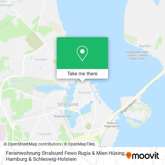 Ferienwohnung Stralsund Fewo Rugia & Mien Hüsing map