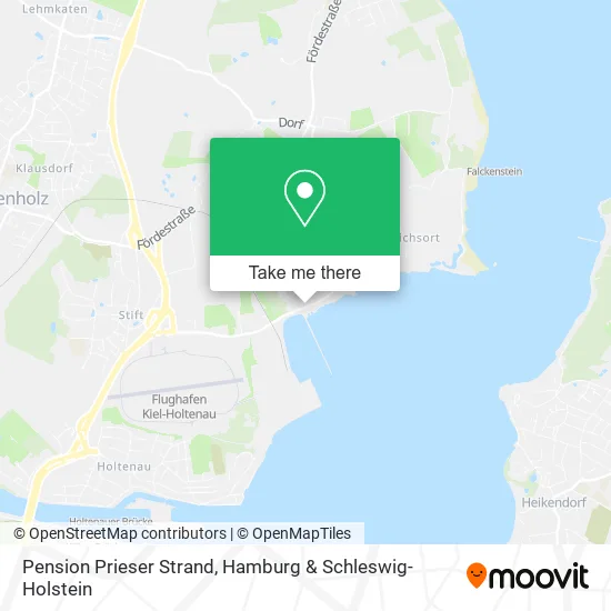 Карта Pension Prieser Strand