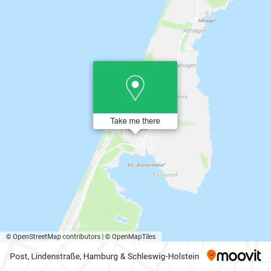 Карта Post, Lindenstraße