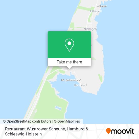 Restaurant Wustrower Scheune map