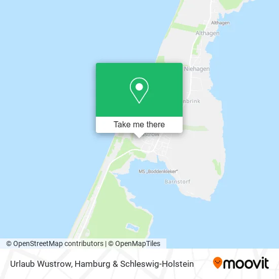 Карта Urlaub Wustrow