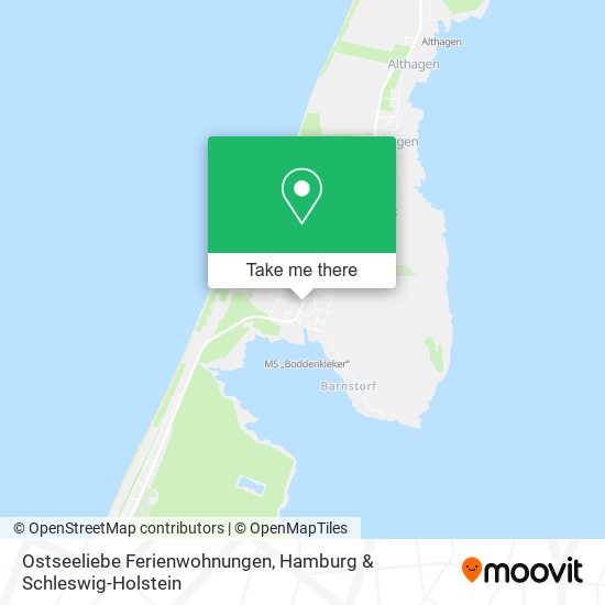 Ostseeliebe Ferienwohnungen map