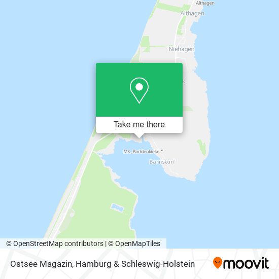 Ostsee Magazin map