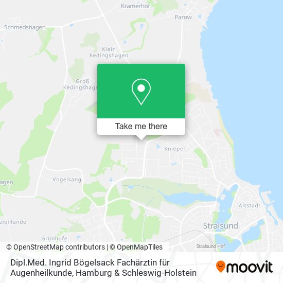 Dipl.Med. Ingrid Bögelsack Fachärztin für Augenheilkunde map