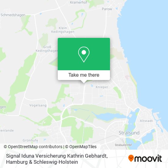 Signal Iduna Versicherung Kathrin Gebhardt map