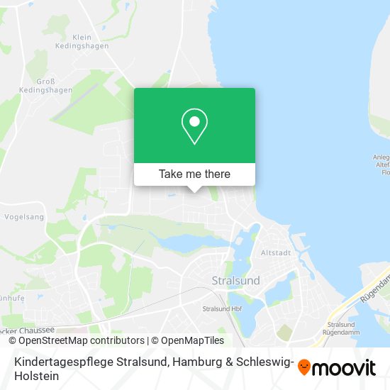 Kindertagespflege Stralsund map