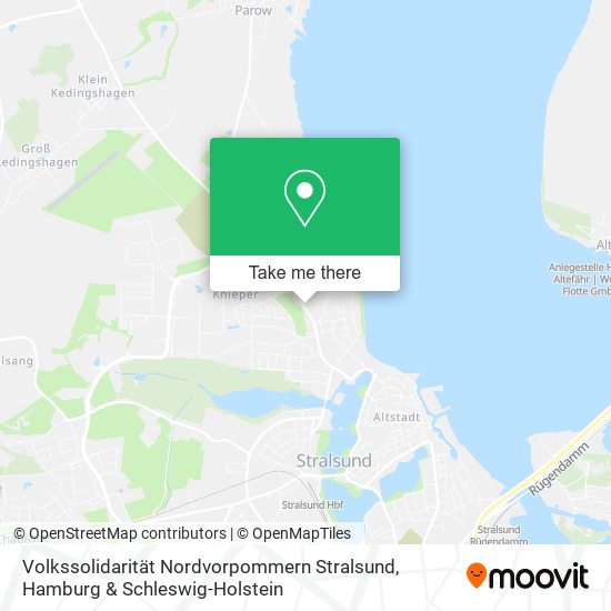 Volkssolidarität Nordvorpommern Stralsund map