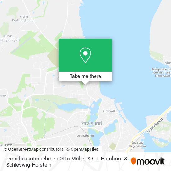 Карта Omnibusunternehmen Otto Möller & Co