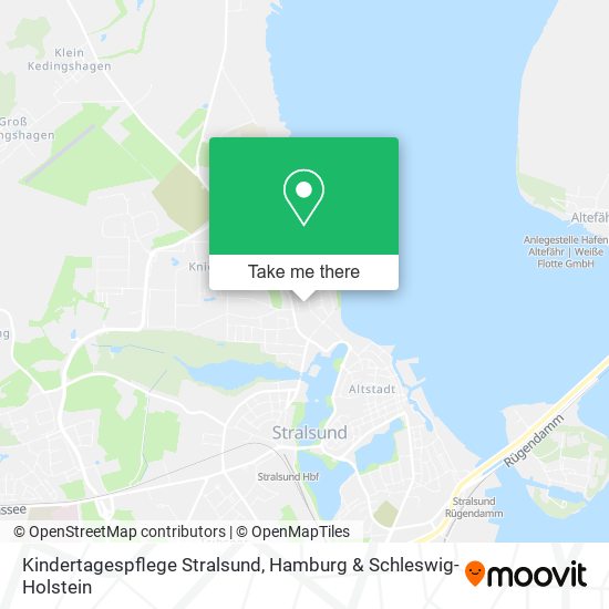 Kindertagespflege Stralsund map