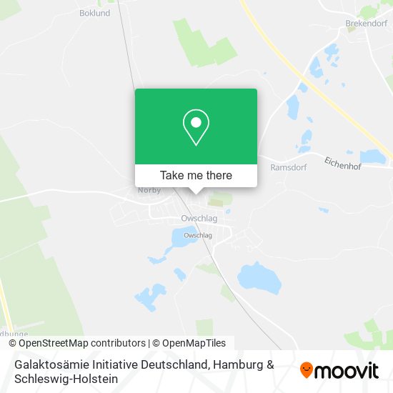 Galaktosämie Initiative Deutschland map
