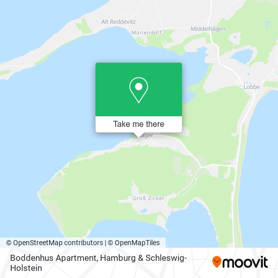 Boddenhus Apartment map