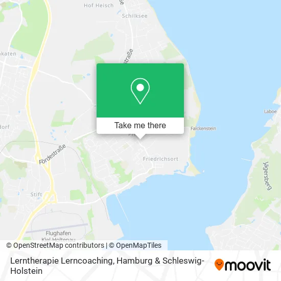 Карта Lerntherapie Lerncoaching