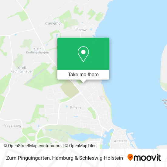 Карта Zum Pinguingarten