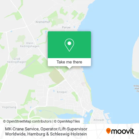 Карта MK-Crane Service, Operator / Lift-Supervisor Worldwide