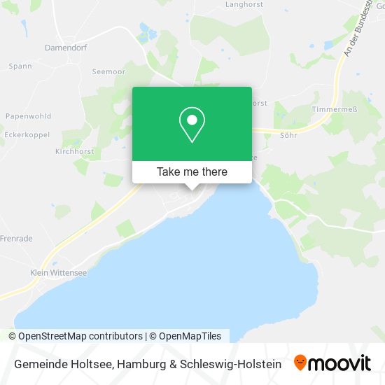 Gemeinde Holtsee map