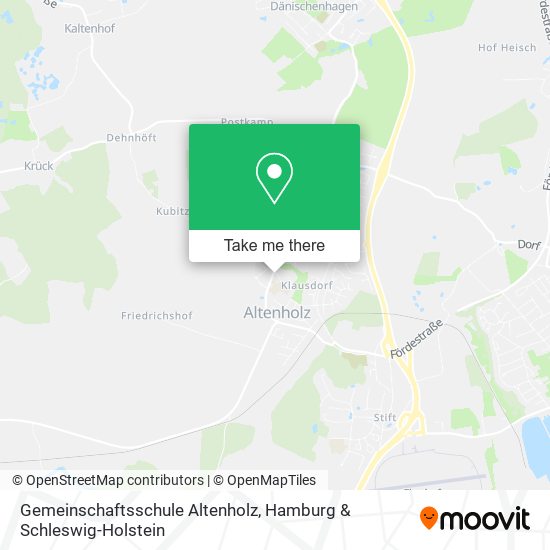 Gemeinschaftsschule Altenholz map