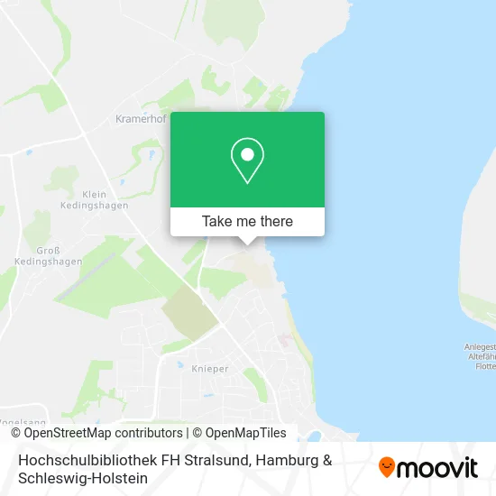 Карта Hochschulbibliothek FH Stralsund
