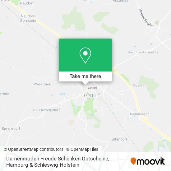 Damenmoden Freude Schenken Gutscheine map