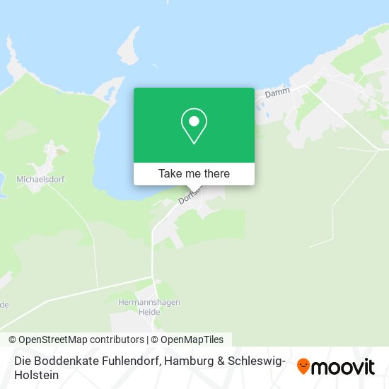 Die Boddenkate Fuhlendorf map