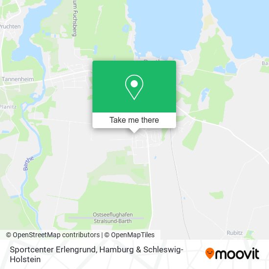 Sportcenter Erlengrund map