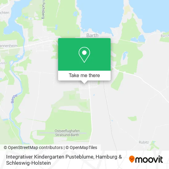 Карта Integrativer Kindergarten Pusteblume