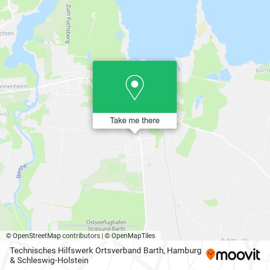 Technisches Hilfswerk Ortsverband Barth map