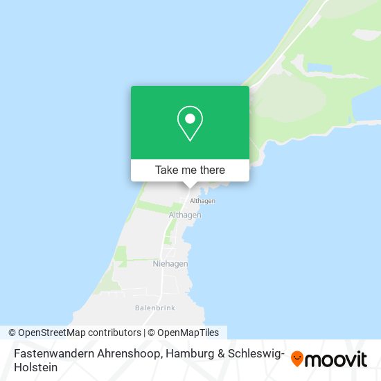 Fastenwandern Ahrenshoop map