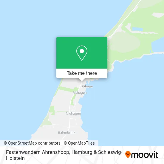 Карта Fastenwandern Ahrenshoop