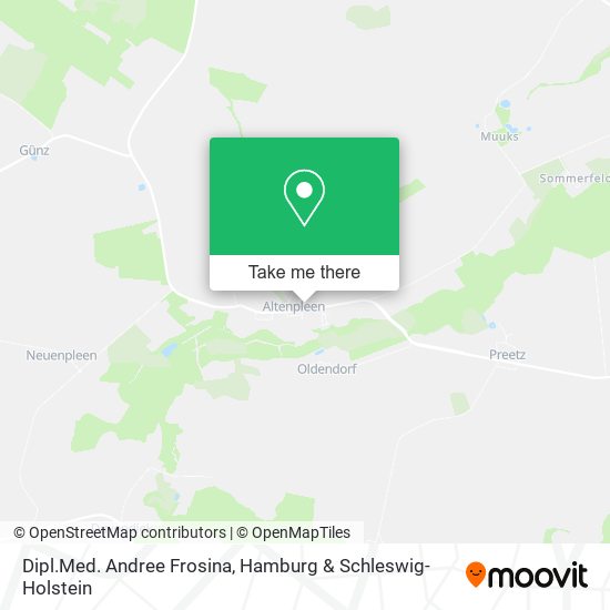 Dipl.Med. Andree Frosina map