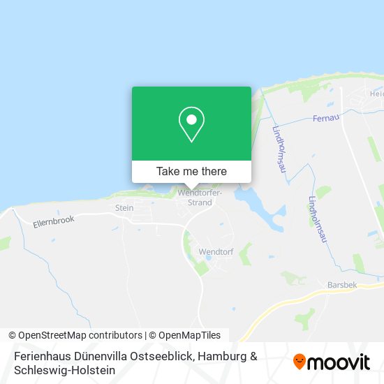 Ferienhaus Dünenvilla Ostseeblick map