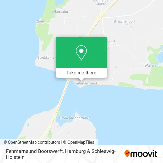 Карта Fehmarnsund Bootswerft