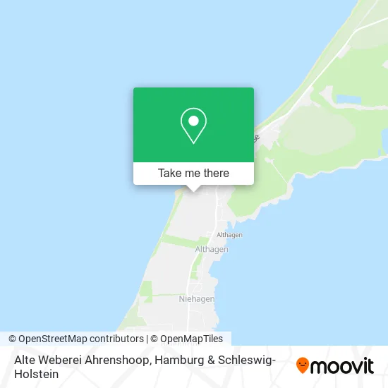 Карта Alte Weberei Ahrenshoop