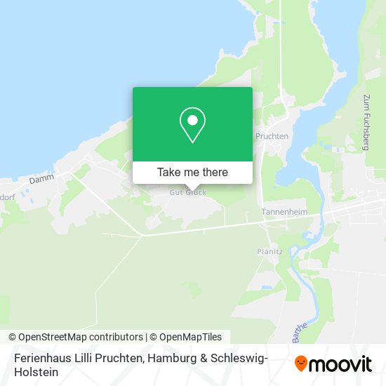 Ferienhaus Lilli Pruchten map
