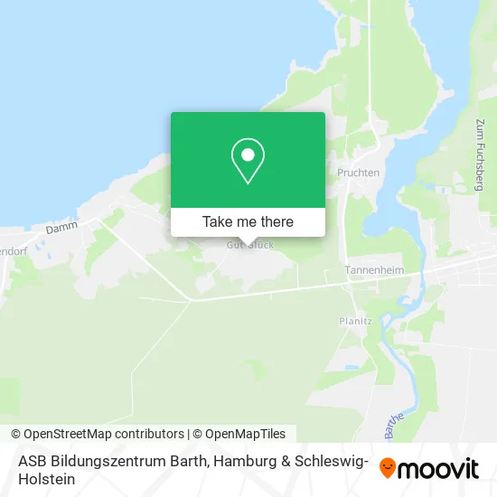 ASB Bildungszentrum Barth map