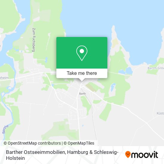 Barther Ostseeimmobilien map