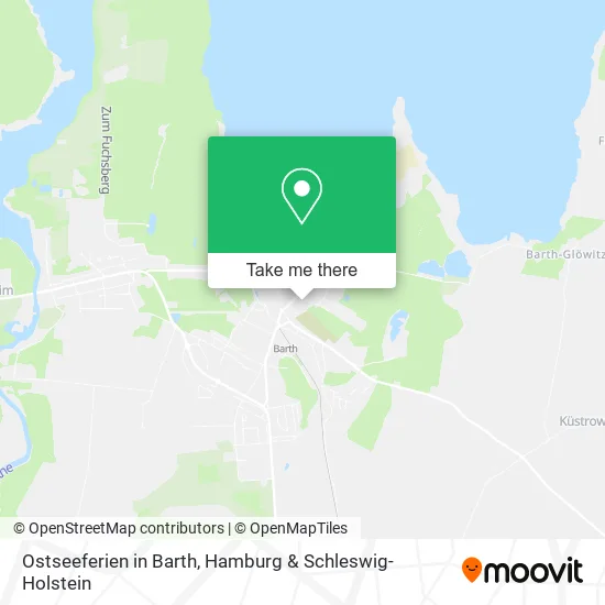 Карта Ostseeferien in Barth