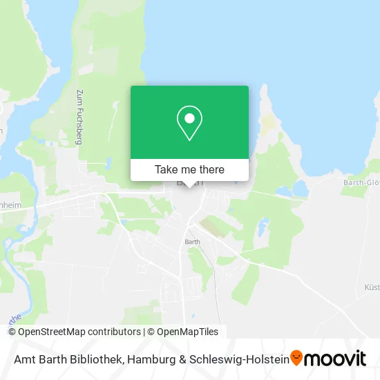 Карта Amt Barth Bibliothek