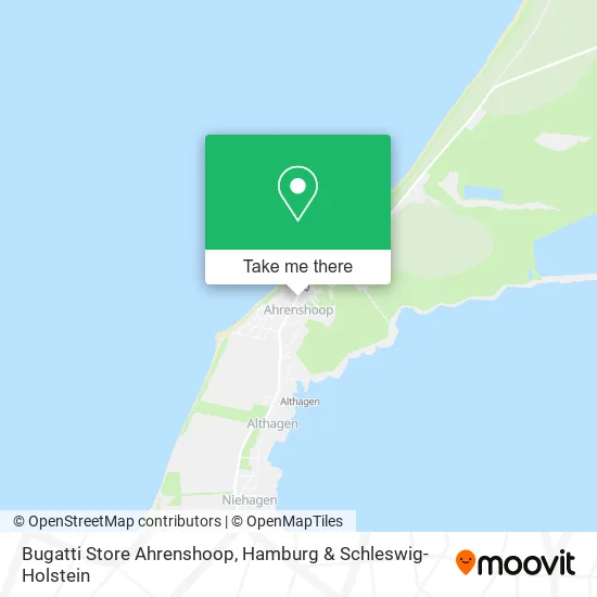 Карта Bugatti Store Ahrenshoop