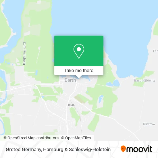 Карта Ørsted Germany