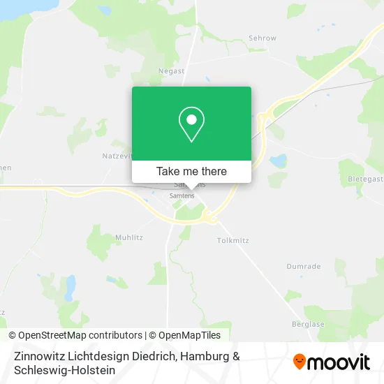 Карта Zinnowitz Lichtdesign Diedrich