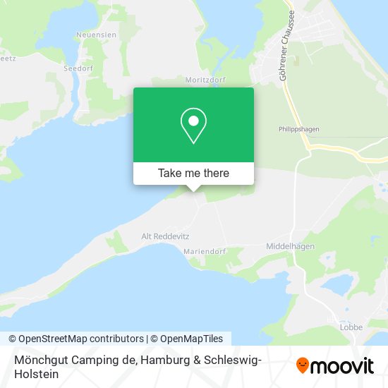 Mönchgut Camping de map