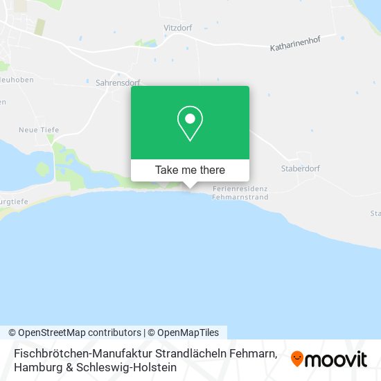 Fischbrötchen-Manufaktur Strandlächeln Fehmarn map