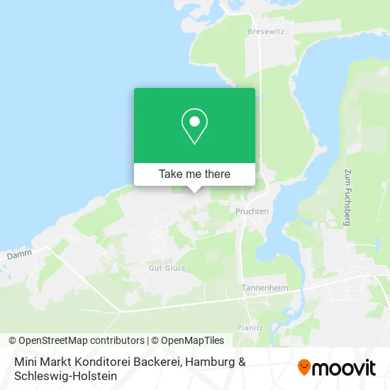 Карта Mini Markt Konditorei Backerei