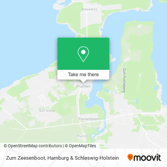 Карта Zum Zeesenboot
